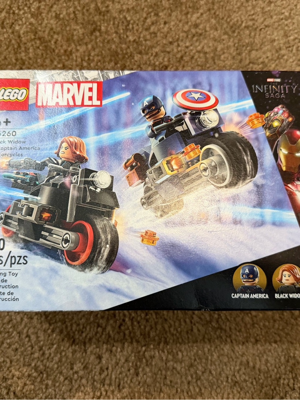 LEGO Super Heroes: Black Widow & Captain America Motorcycles (76260)